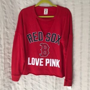 Pink Victoria’s Secret Red Sox B sweatshirt Sz S